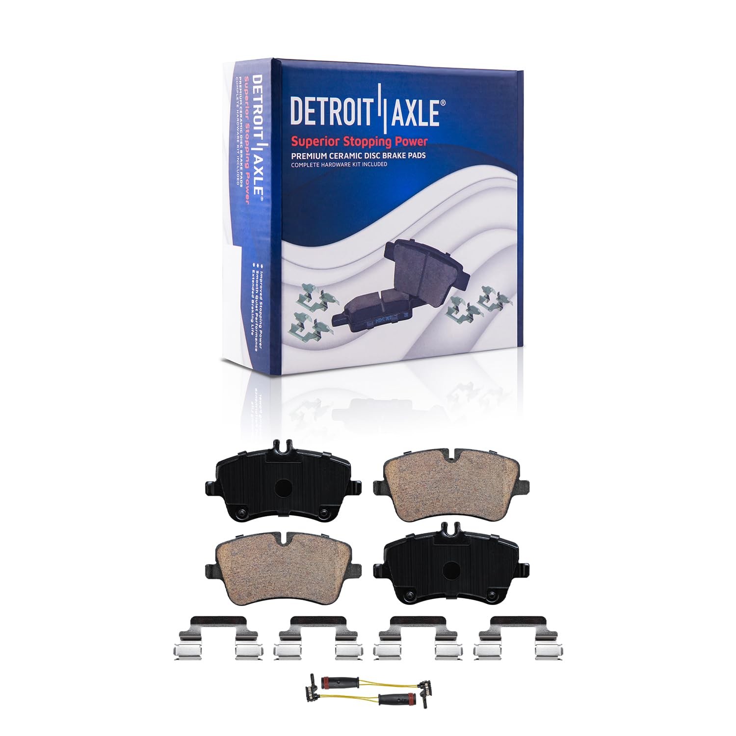 2WD Front Ceramic Brake Pads for 2001-2011 Mercedes-Benz C240