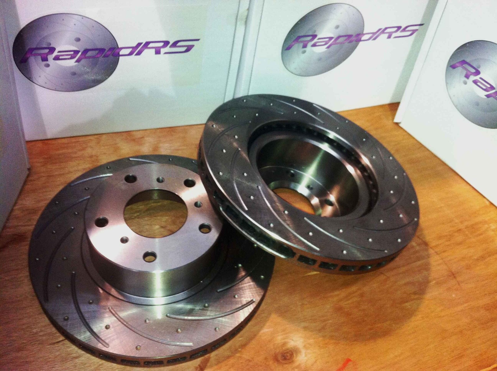 Slotted Disc Brake Rotors to suit Mazda RX8 Sports 323mm 7/2003 -2012 UPG F&R