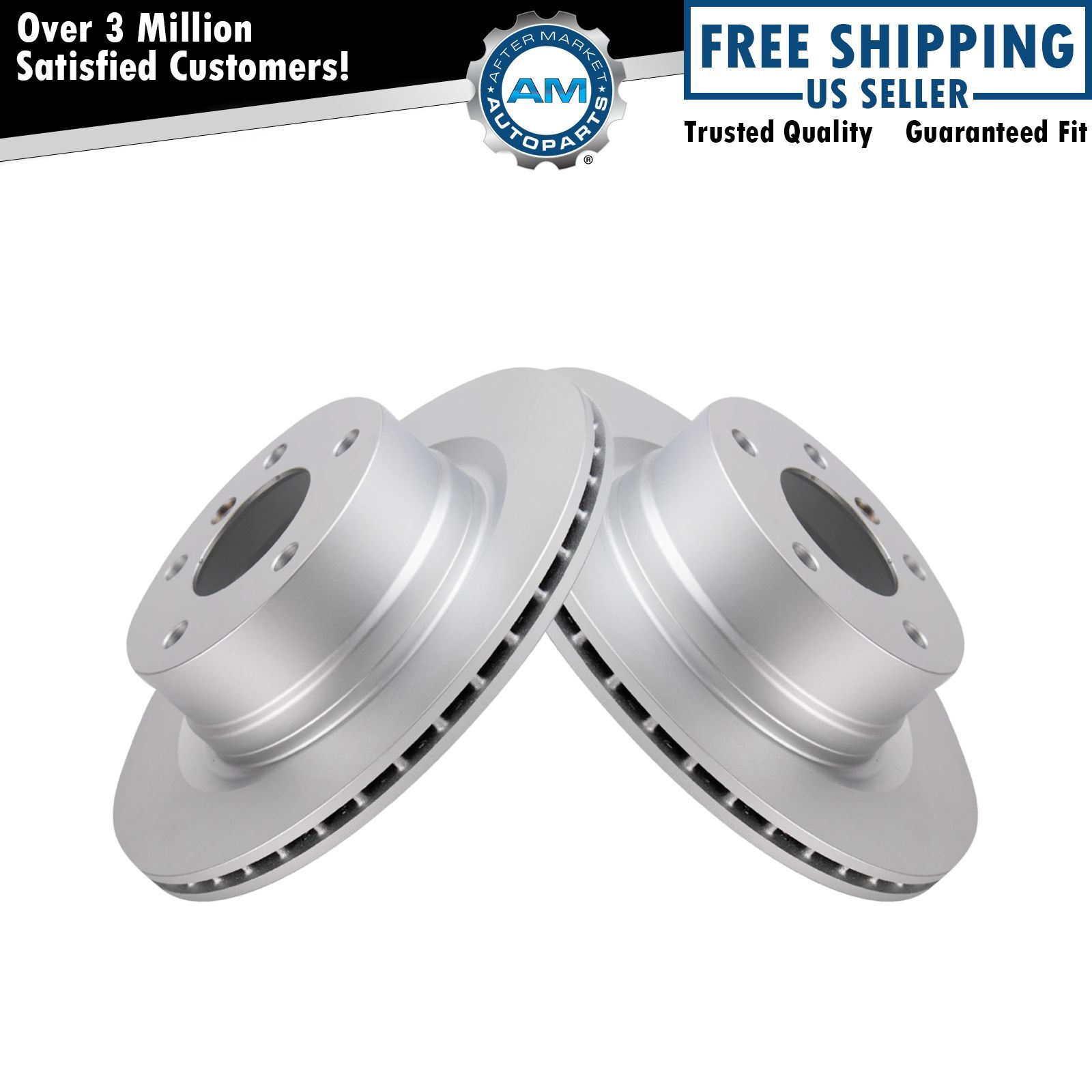 Rear Brake Rotors Set For 2009-2013 BMW 128i