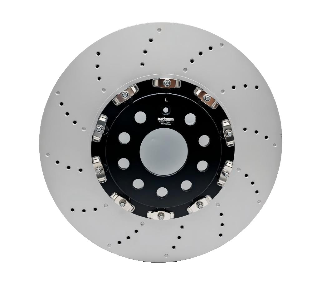 New Left Front Brake Discs Rotor 340 X 30mm For Audi VW -2009-2024