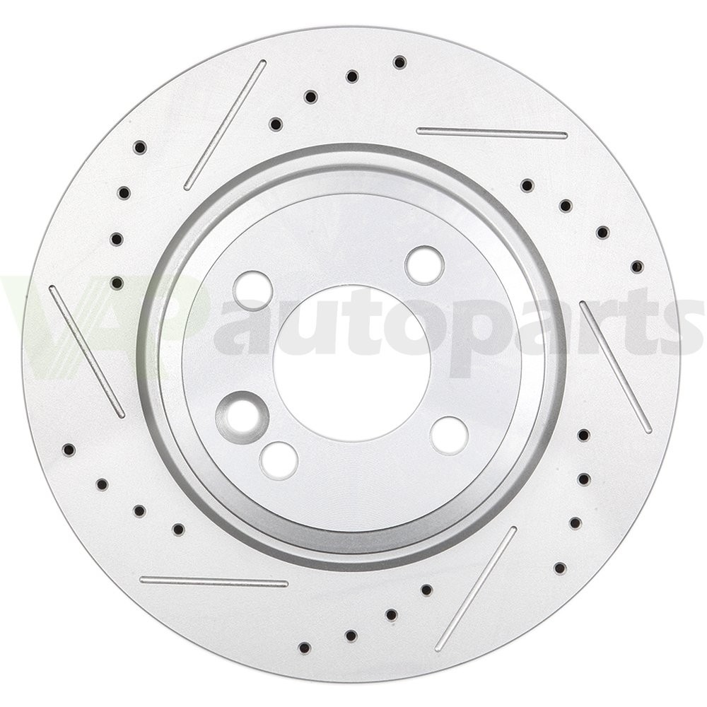 Front Brake Rotors Discs For Mini Cooper Drilled & Slotted 2002 2003 2004-2006