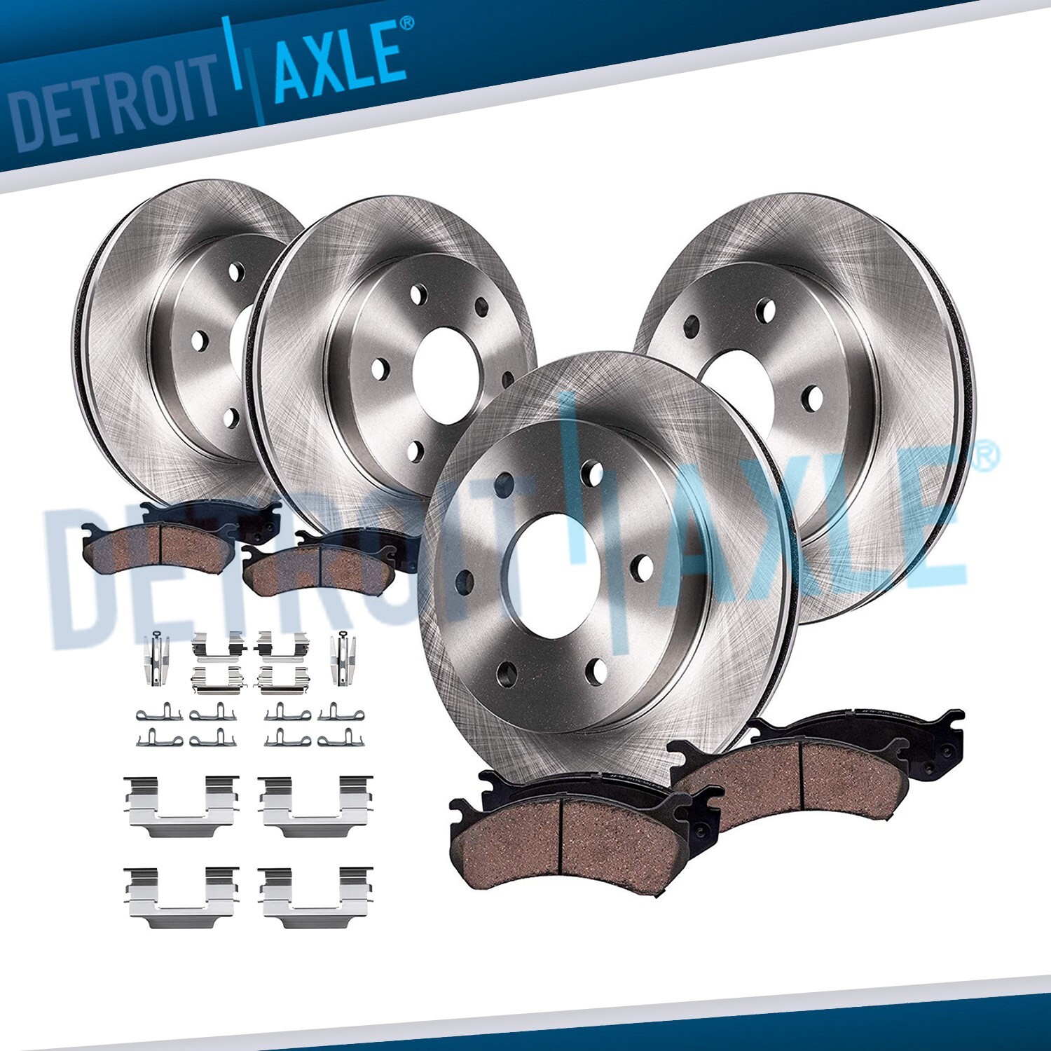 325mm Front & Rear Brake Rotor Ceramic Pad for Trailblazer EXT Envoy XL XUV