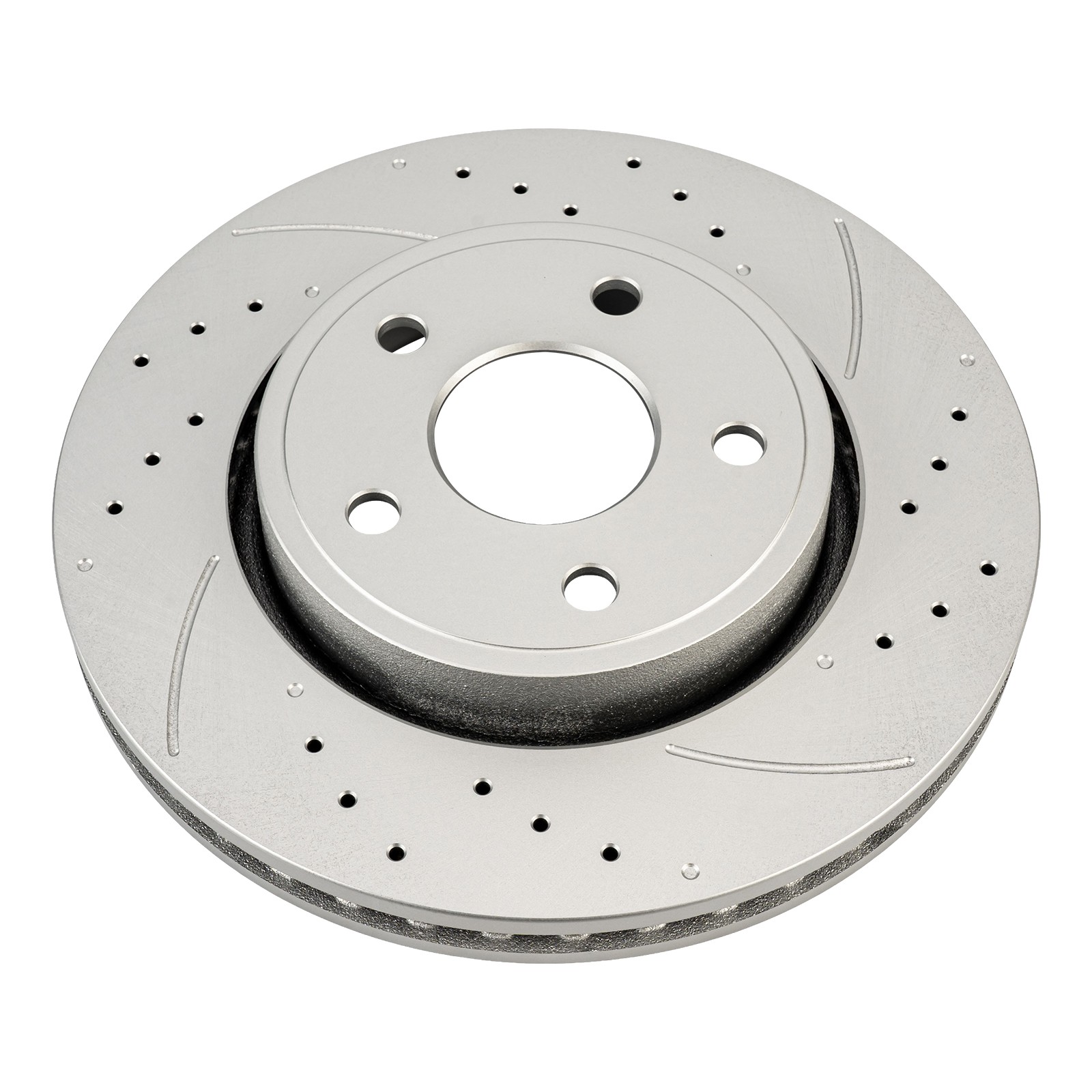 2x Drilled & Slotted Front Brake Rotors For 06-10 Jeep Grand Cherokee 3.7L 53026