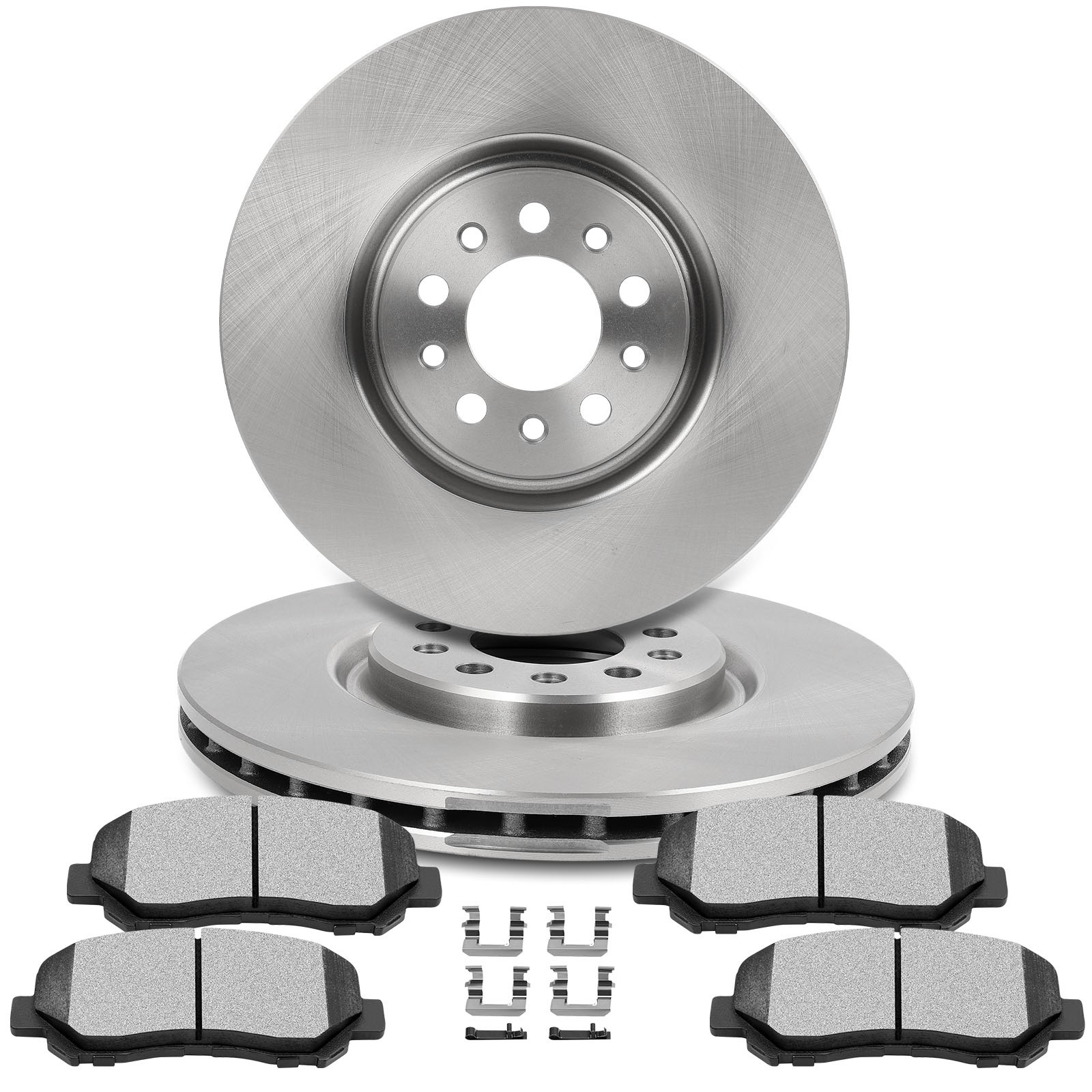 Front Brake Ceramic Pads And Rotors For Jeep Cherokee Chrysler 200 2.4L 3.6L