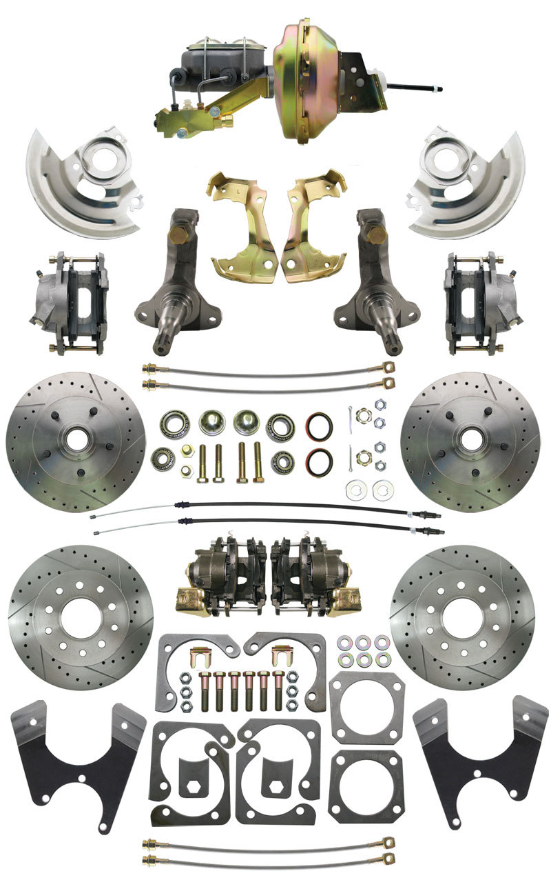 1967-72 Chevelle High Performance Power Front & Rear Disc Brake Conversion Kit