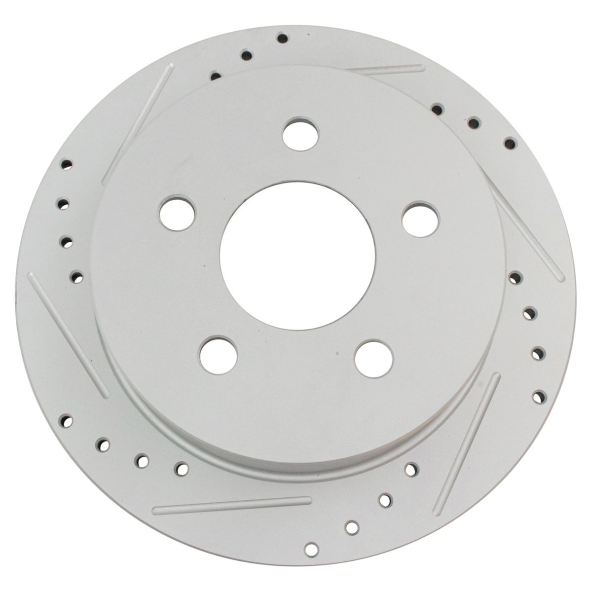 TRQ Performance Rotor & Metallic Brake Pad Front & Rear Kit w/Chemicals