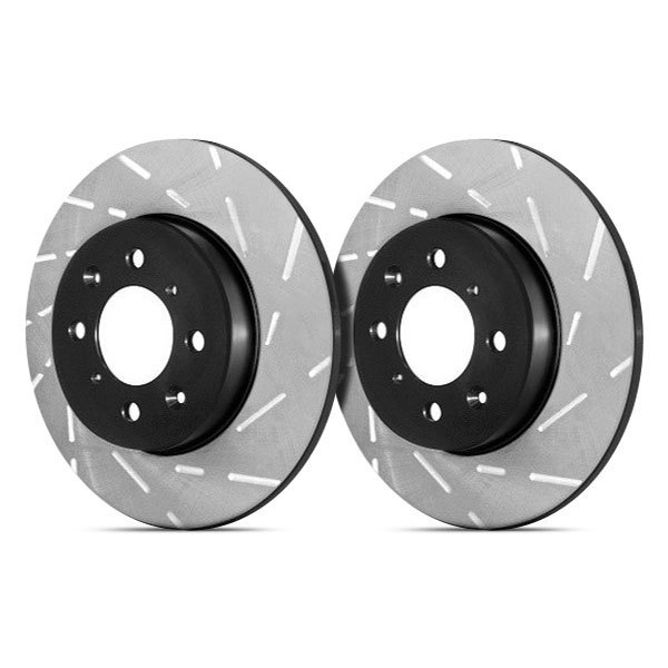EBC USR BlackDash Series Sport Slotted Brake Rotors for 06-09 Ford Fusion