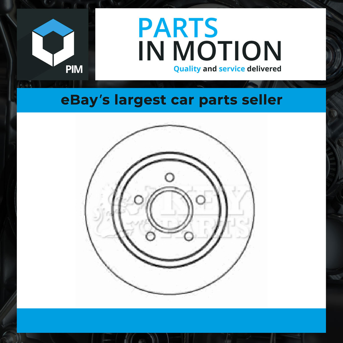 2x Brake Discs Pair Solid fits FORD FOCUS C-MAX TDCi 1.8D Rear 05 to 07 280mm
