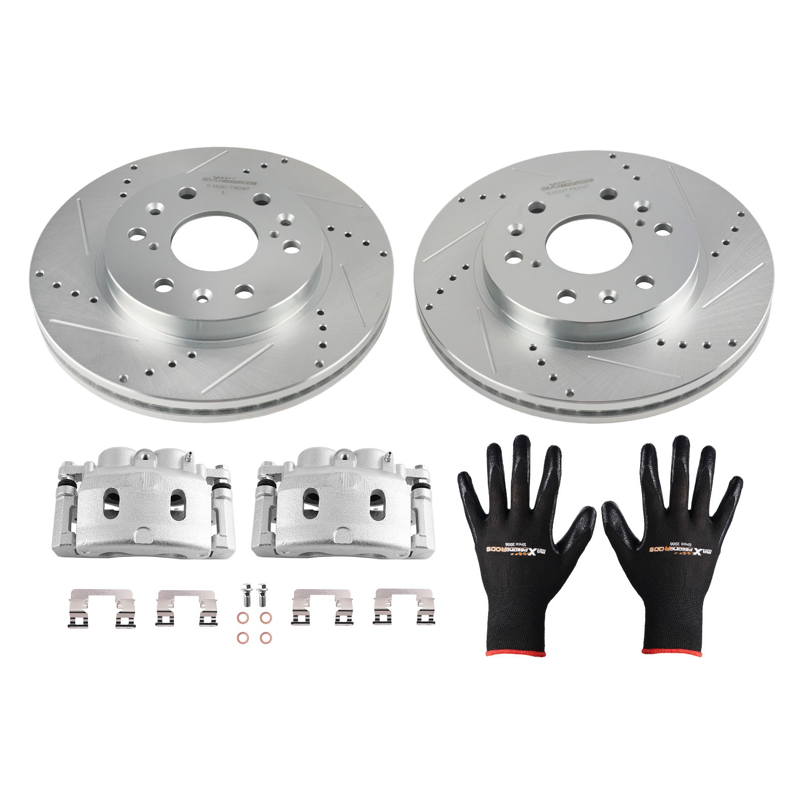 330mm Front Brake Rotors+Calipers for Cadillac Escalade ESV/Escalade EXT/XTS