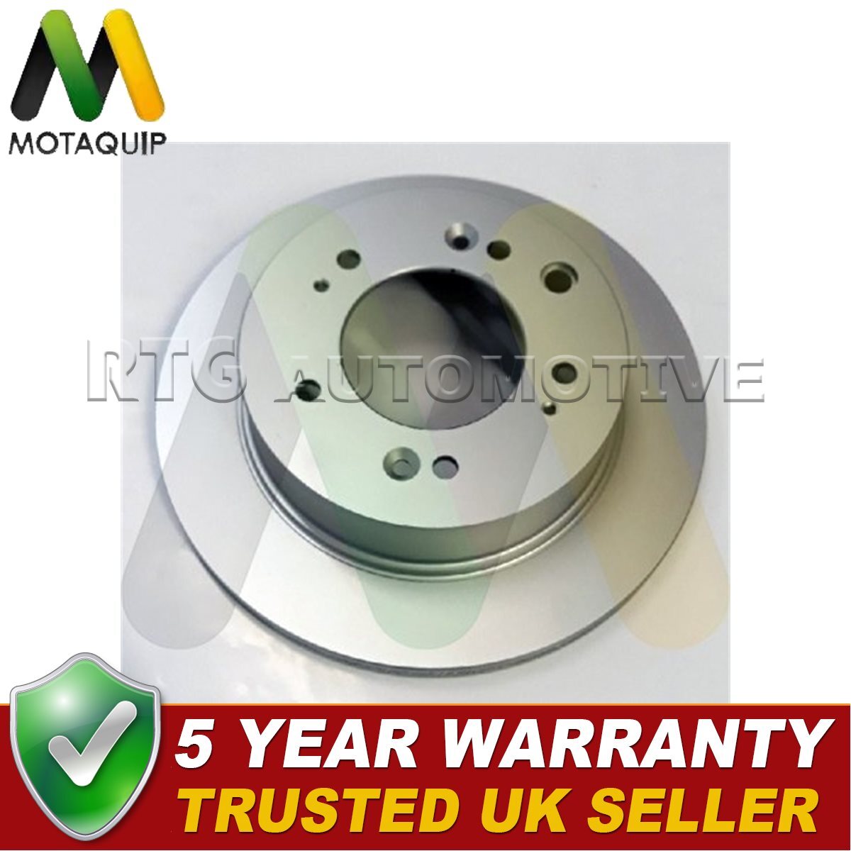 Motaquip Rear 1x Brake Disc Fits Kia Sorento 2.4 2.5 CRDi 3.3 3.5 #2 584113E500