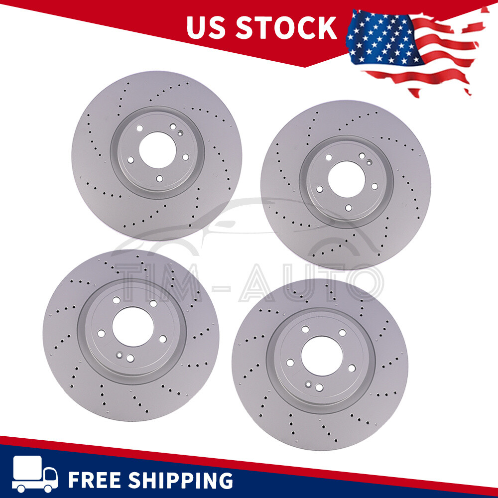 High Quality Front & Rear Brake Rotors Fits Mercedes G63 AMG 2019 2020 2021-2026