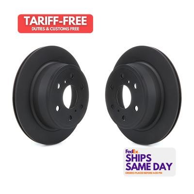 Ebc Brakes Usa RK7373, 2 Pack Gray Iron Brake Rotor Set Rear Fits Gm 1500 Perfor
