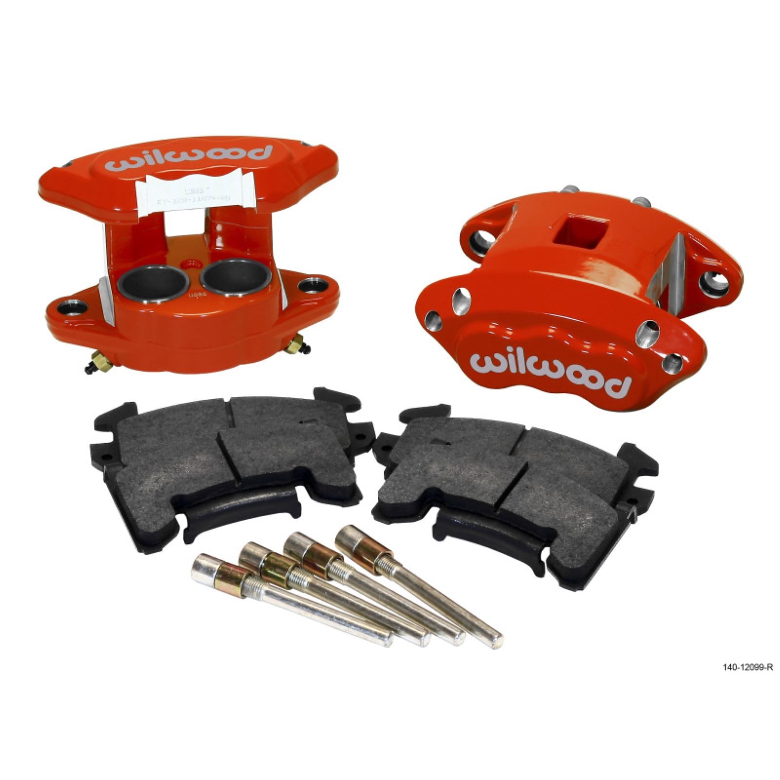 D154 Front Caliper Kit – Red 1.62 / 1.62in Piston 1.04in Rotor 140-12099-R