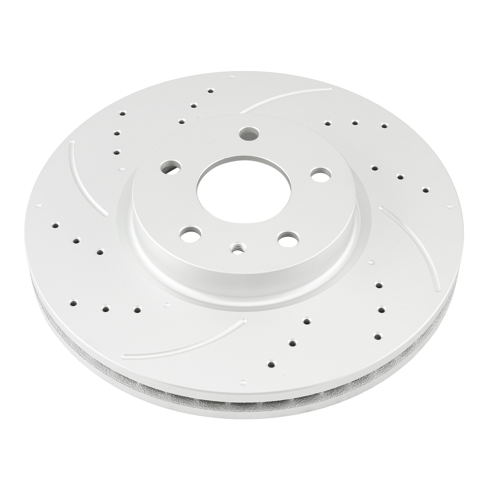 Pair Front Drilled & Slotted Disc Brake Rotors For 2013-2020 Ford Fusion 54196