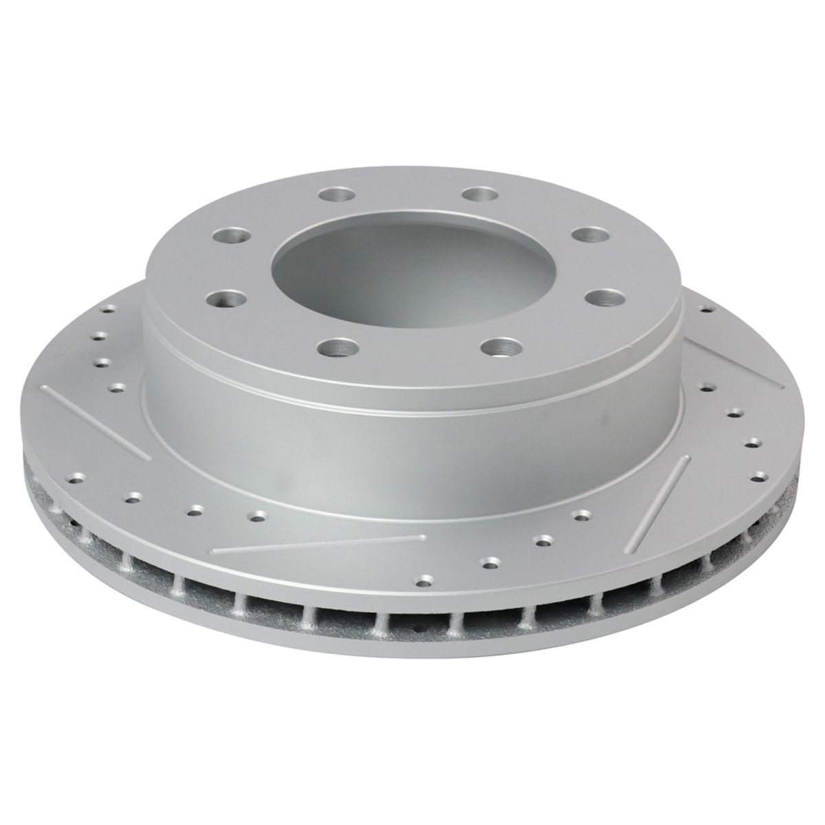 TRQ Rear Performance & Brake Rotor & Metallic Pad Kit w/Chemicals