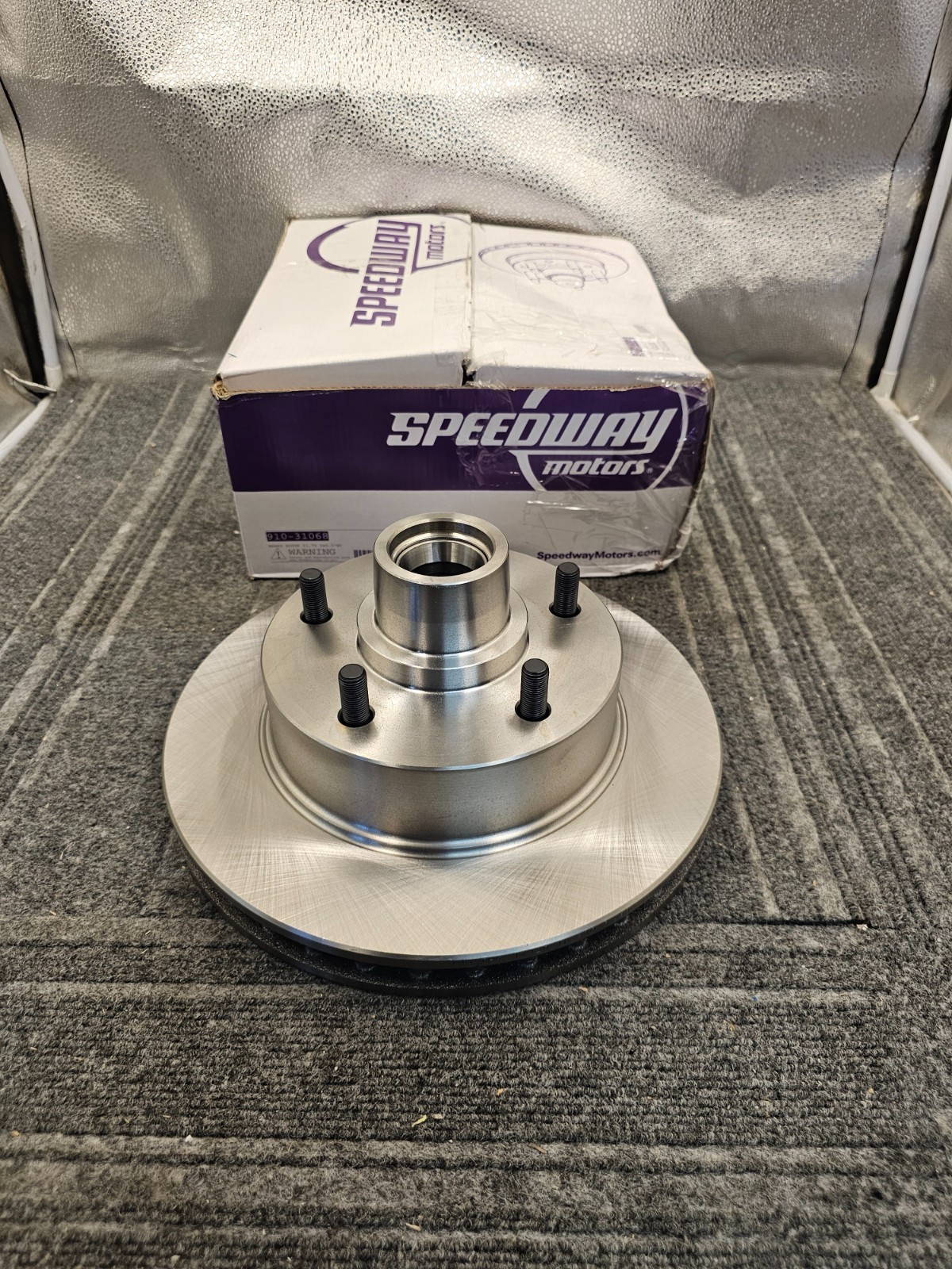 Speedway Motors 910-31068 11.75 Inch Brake Rotor 5×5.5″BC Fits 75-93 Ford F150