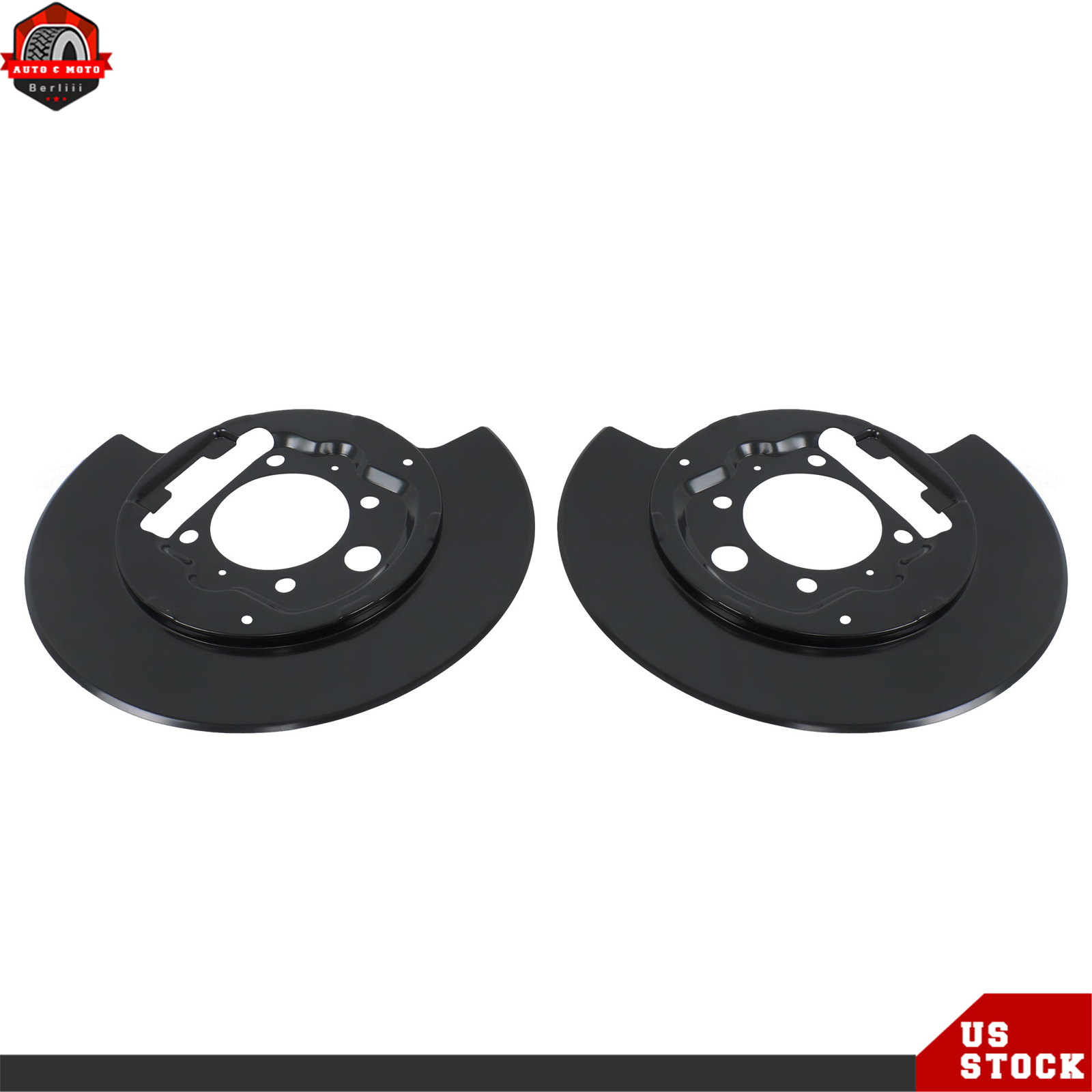 2× Brake Dust Shield Rear Side For Ford F-150 2004 2005 2006 2007-2008 924-231