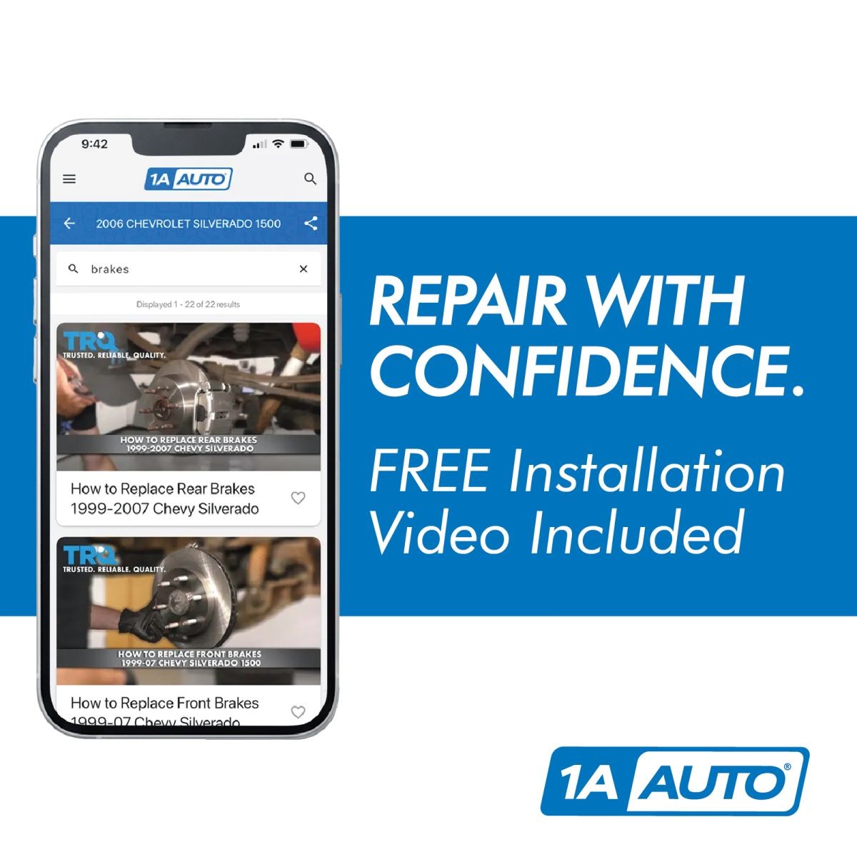 TRQ Front & Rear Brake Rotors Set For 2002-2006 Toyota Camry