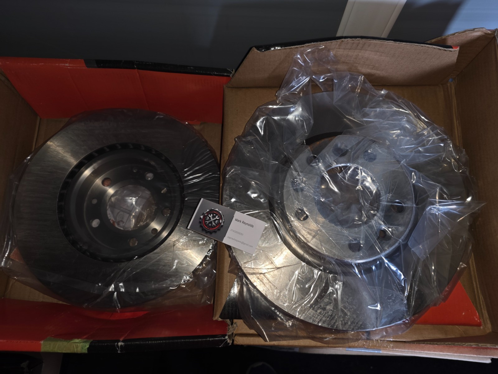 Eurorepar Vented 283mm Front Brake Discs (Pair) Citroen C4 Berlingo C4 Picasso