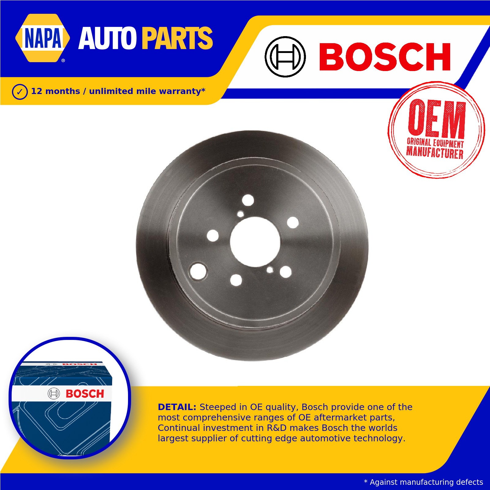 2x Brake Discs Pair Solid fits SUBARU OUTBACK BR, BR9 2.5 Rear 09 to 15 286mm