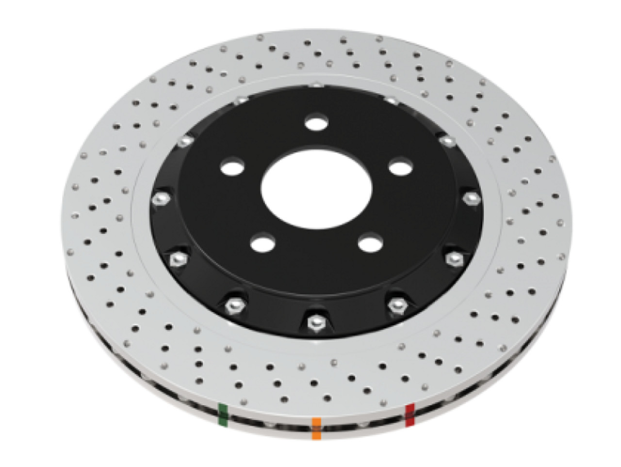 DBA 53927SLVXD for 2022+ Volkswagen Golf R Mk8 5000 Series Cross Drilled & Dimpl