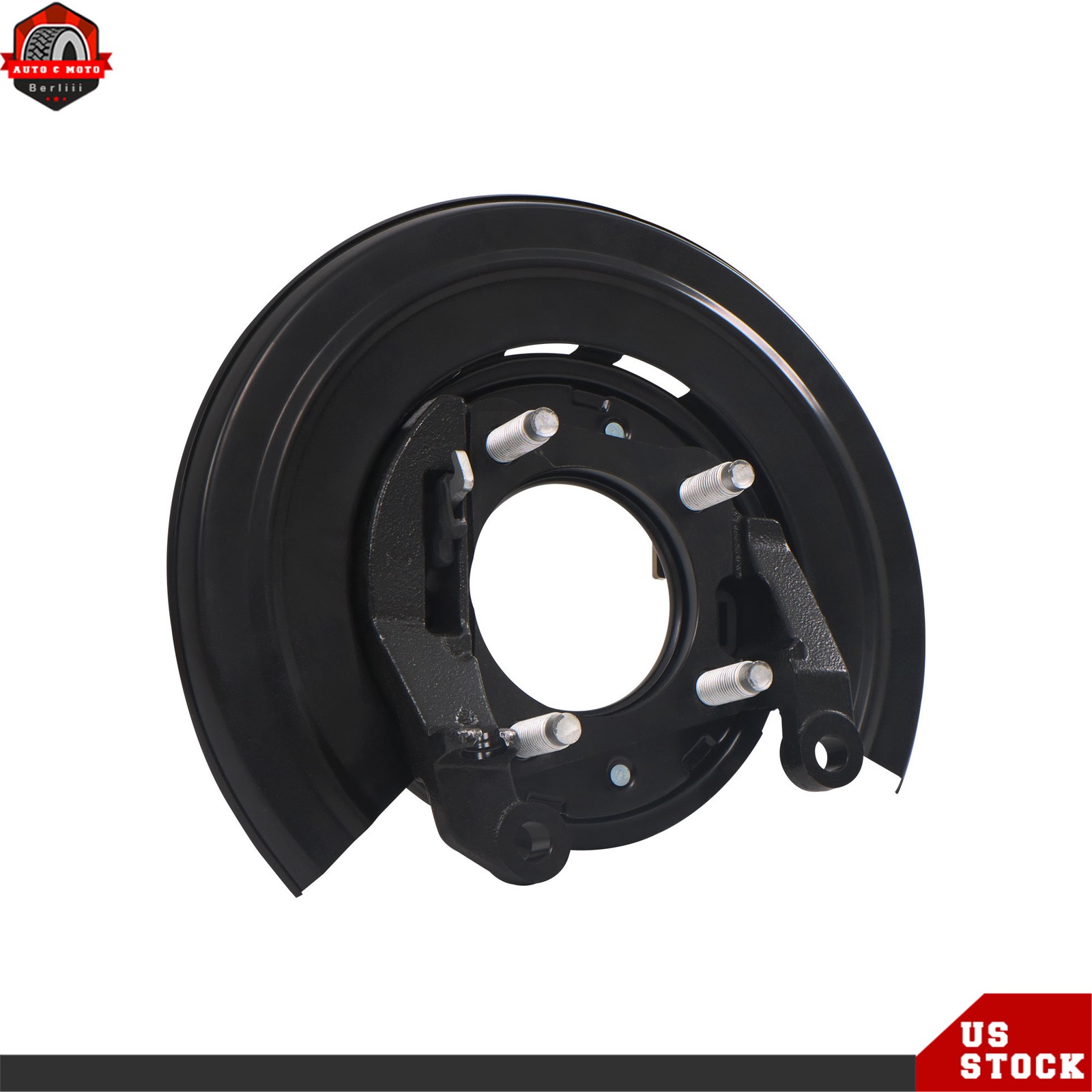 Rear Driver Side Parking Brake Backing Plate For Ford F-250 Super Duty 2005-2012