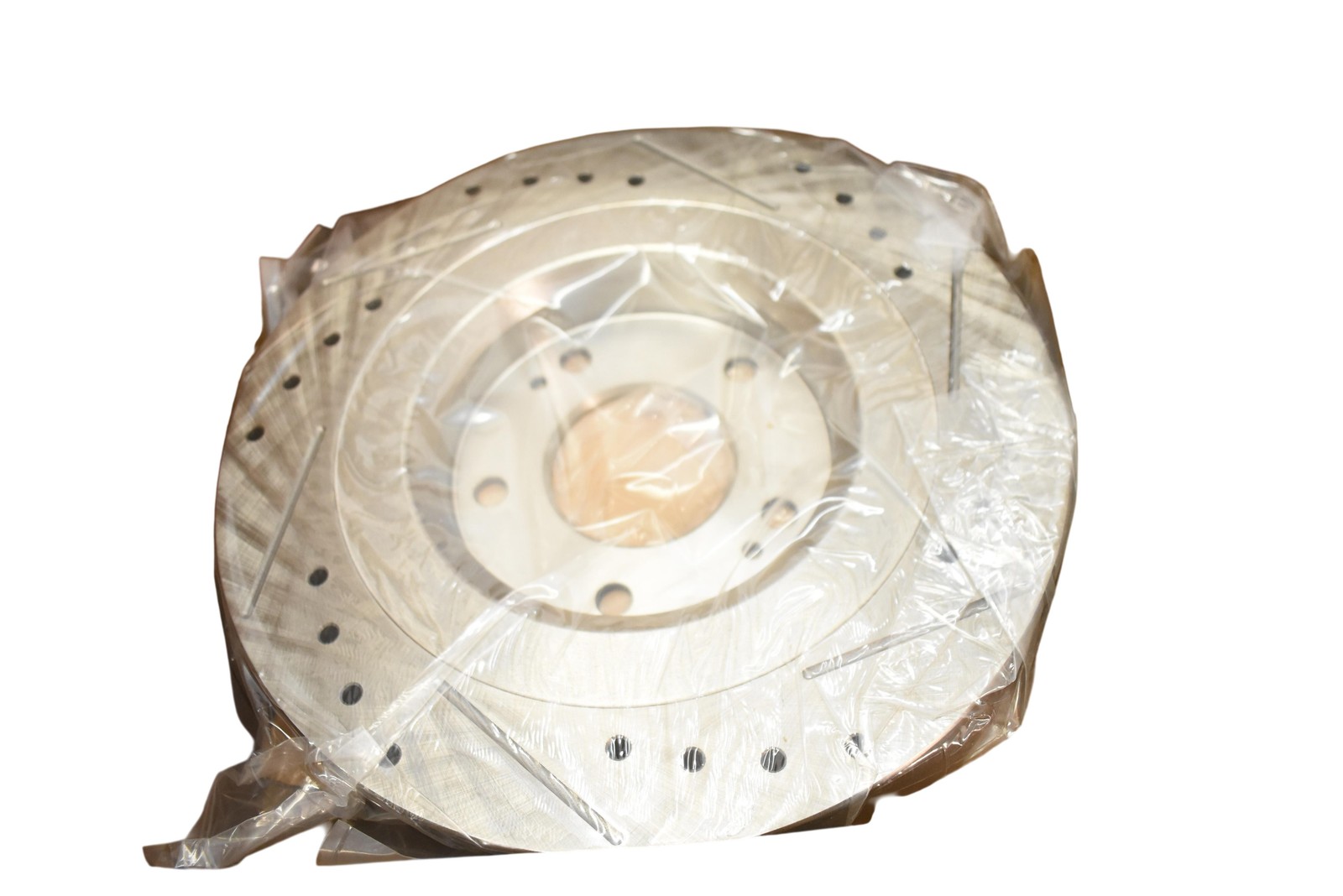 Performance Drilled Slotted Brake Rotors Pair X46077L X46077R New Open Box
