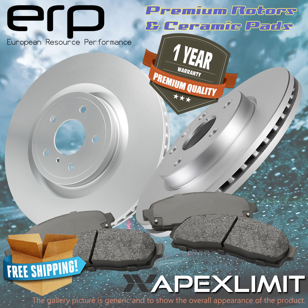 FRONT Premium Rotors & Ceramic Pads for 2003-2005 Dodge Neon SRT4 rear disc