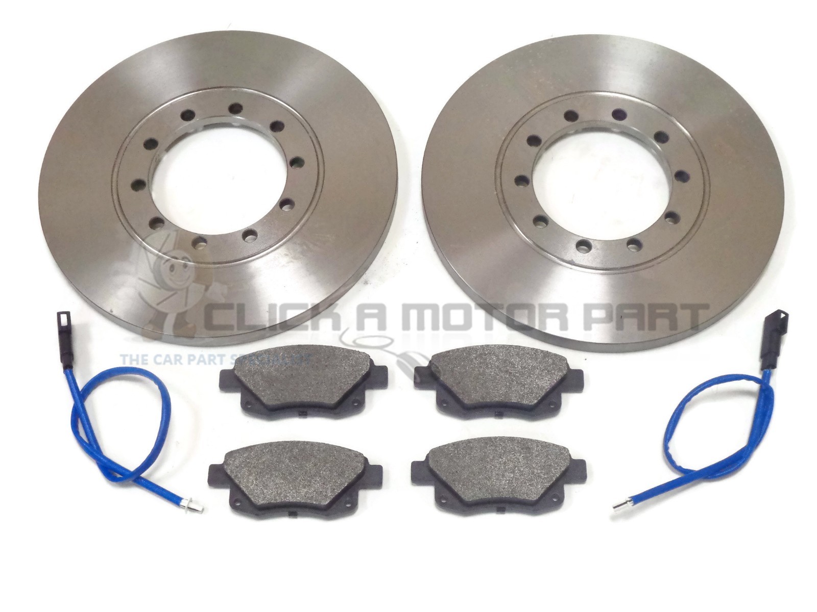 FORD TRANSIT 280 300 330 350 2006-2013 RWD REAR 2 BRAKE DISCS AND PADS SET NEW