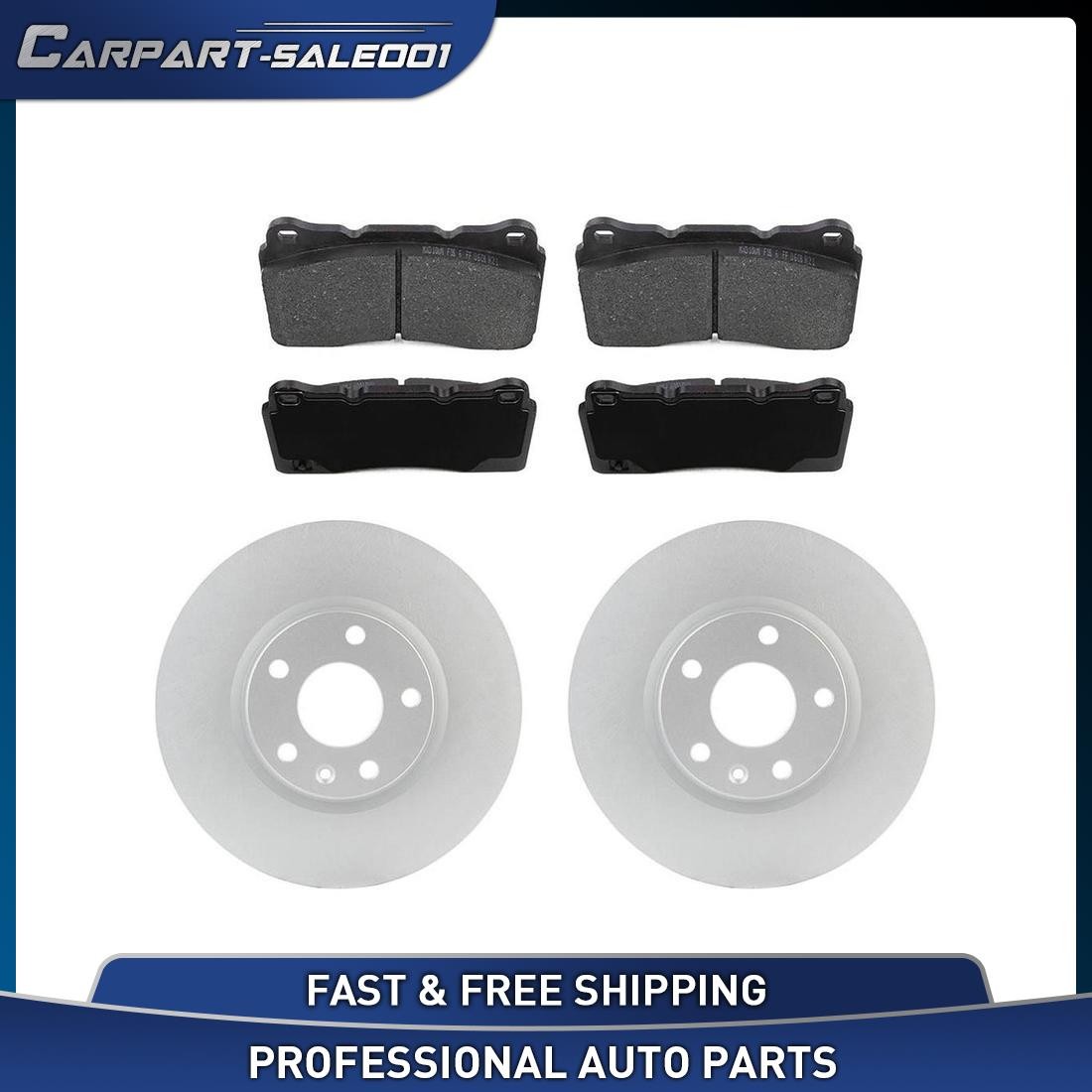 Front OE Brake Rotors Brake Pads Kit for 2014-2019 Chevrolet Corvette 6.2L