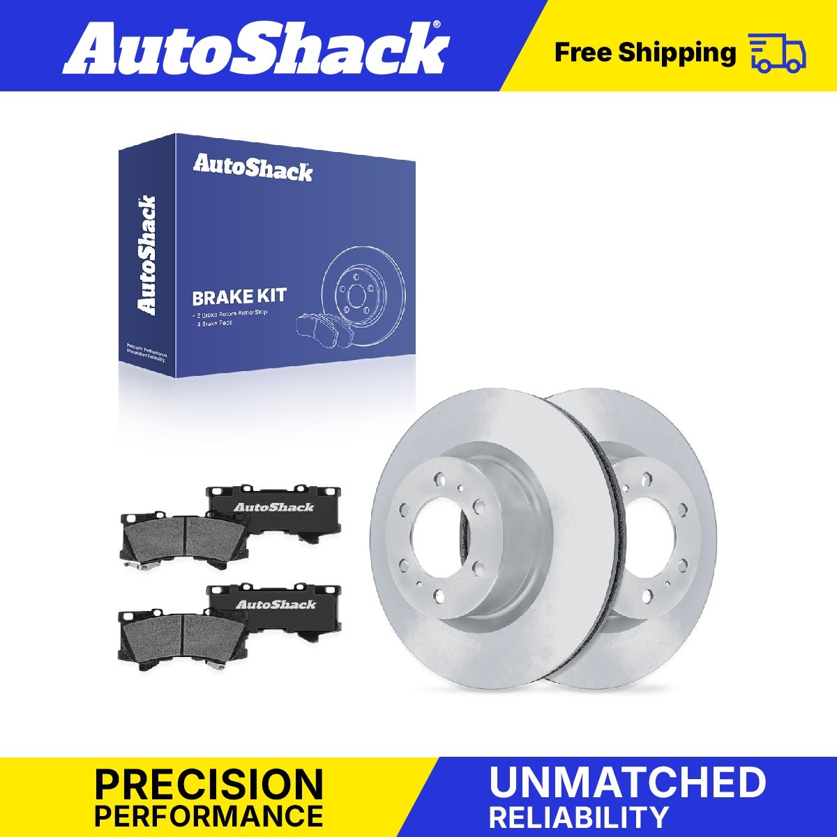 Front Brake Rotors Premium Ceramic Pads for Toyota, Tundra 2022-2025
