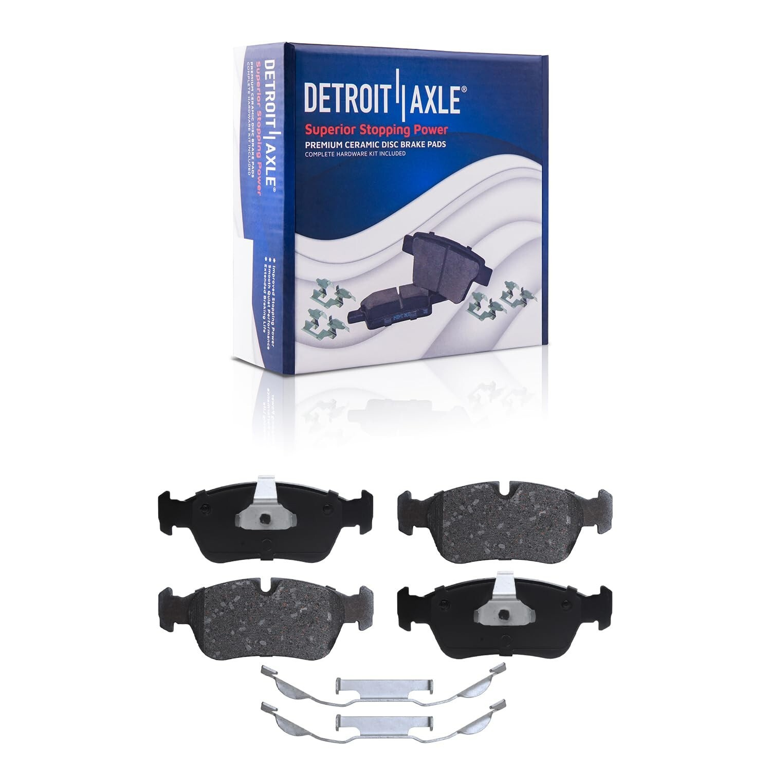 Front & Rear Brake Rotors + Ceramic Pad for 2001-2003 2004 2005 BMW 325i 325ci