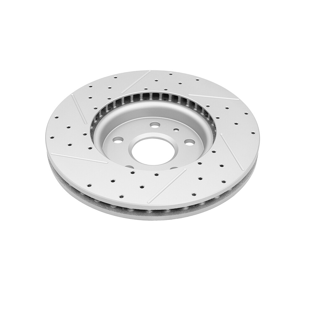 4PCS Front Rear Drilled Brake Rotors Set for 2010-2017 Chevy Equinox GMC Terrain