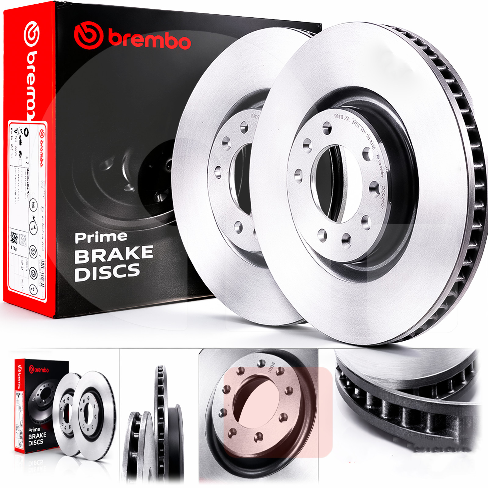Genuine Honda Acura/Honda Brembo 2 Piece Front Brake Disc Kit