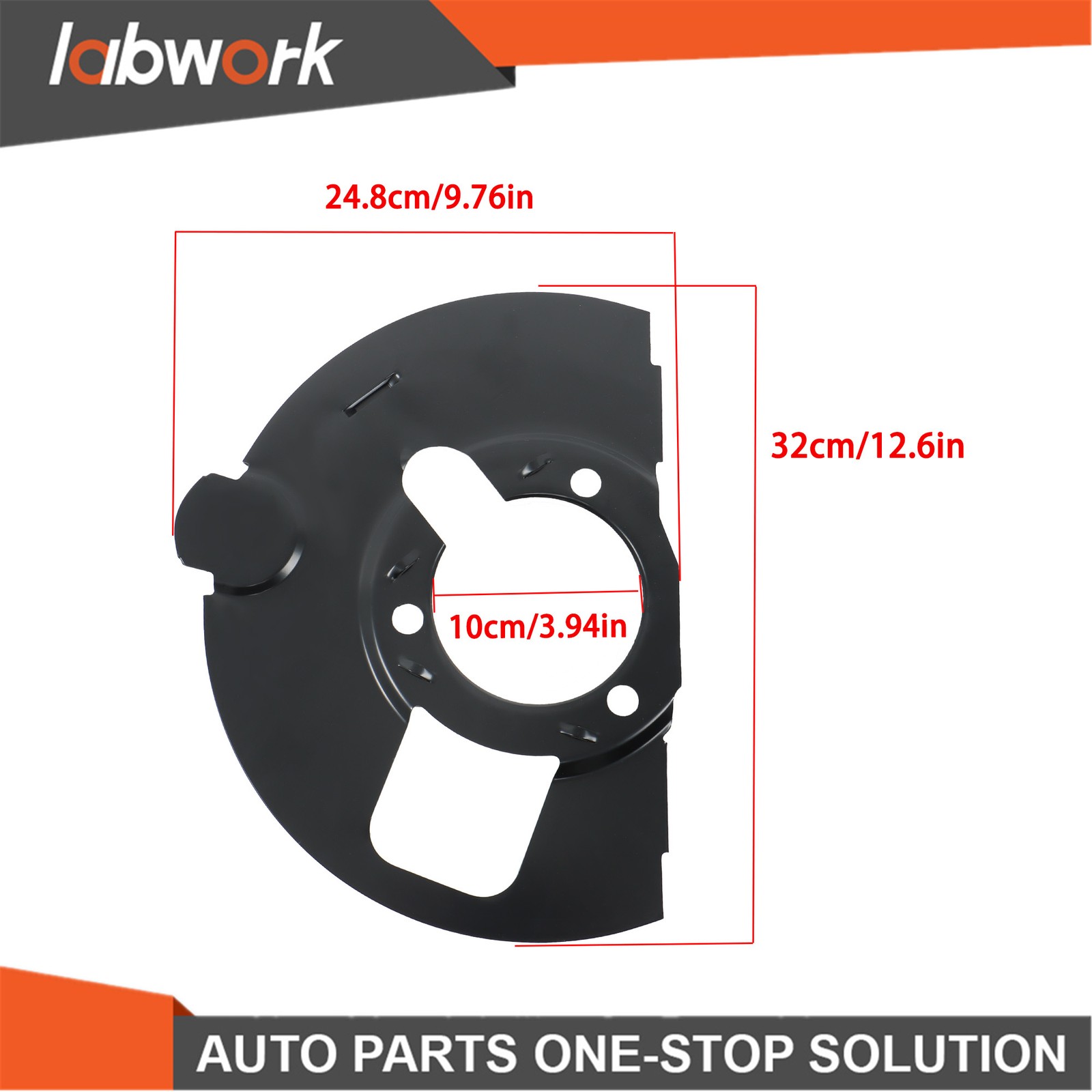Labwork Front Driver Left Side Brake Dust Shields for Chevrolet GMC 2014-2020