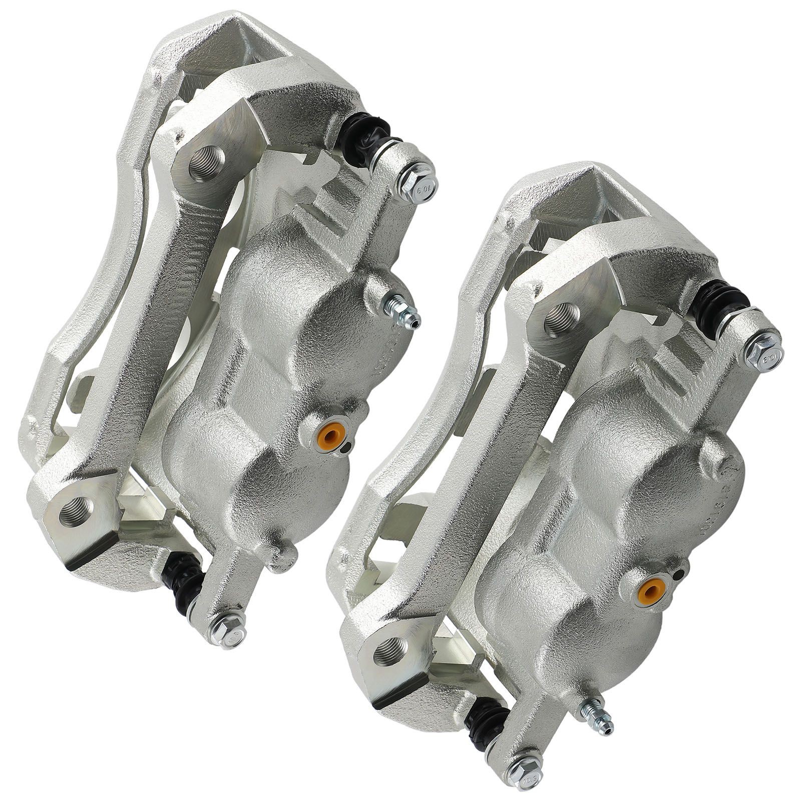 2pcs Front Brake Calipers w/ Bracket Kit for F-150 2.7L/3.5L/3.7L FL3Z-2B121B