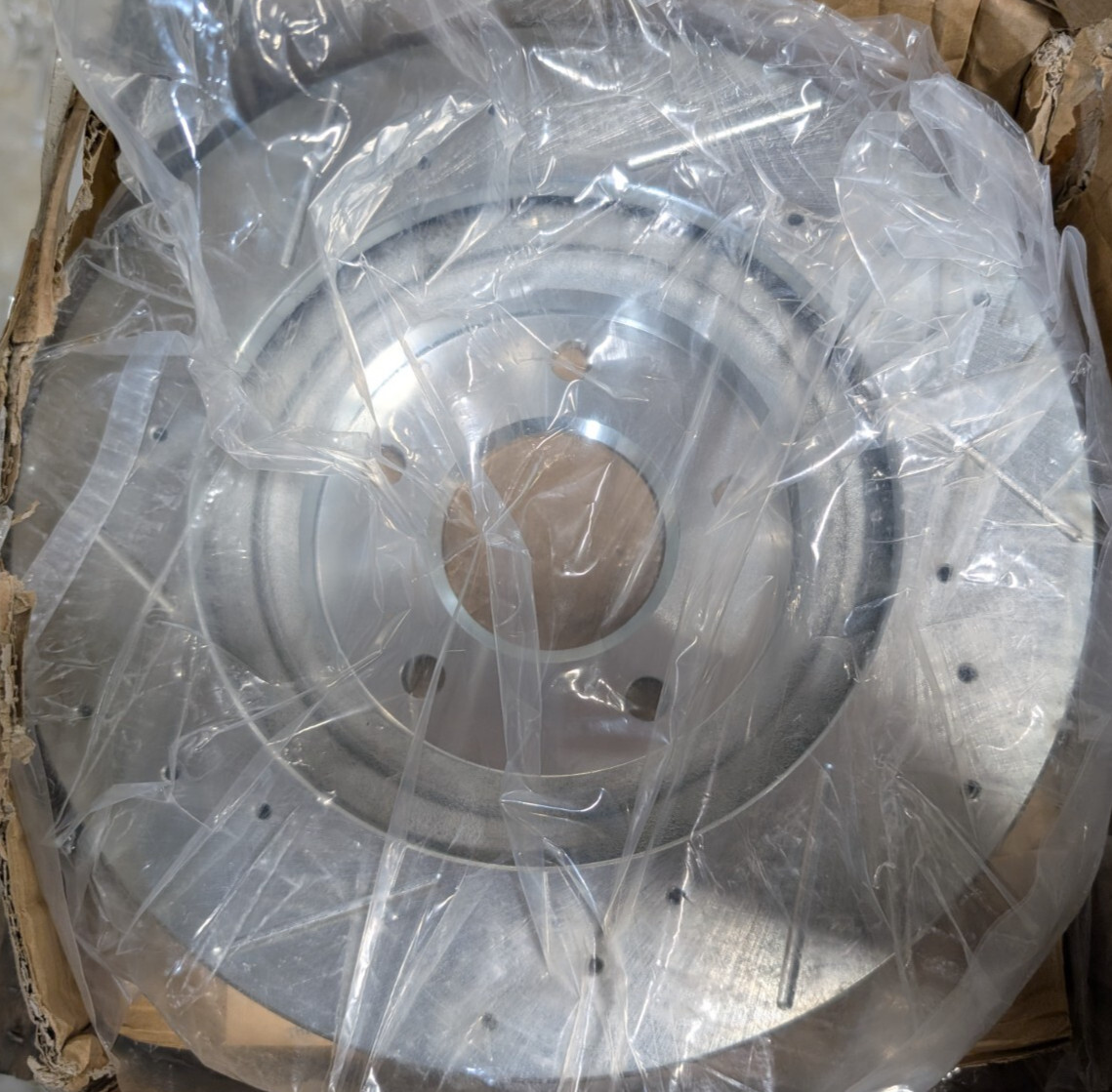 2 Power Stop AR8369XPR Front Drilled, Slotted, Zinc Plated Brake Rotors (X2CE)
