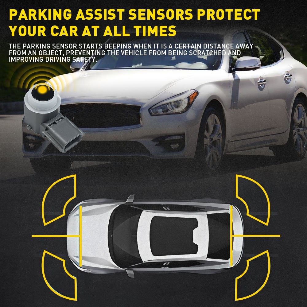 4-40 Bumper Parking Sensor 2PIN For 2017-2018 Nissan Pathfinder 3.5L 28438-5ZA3B