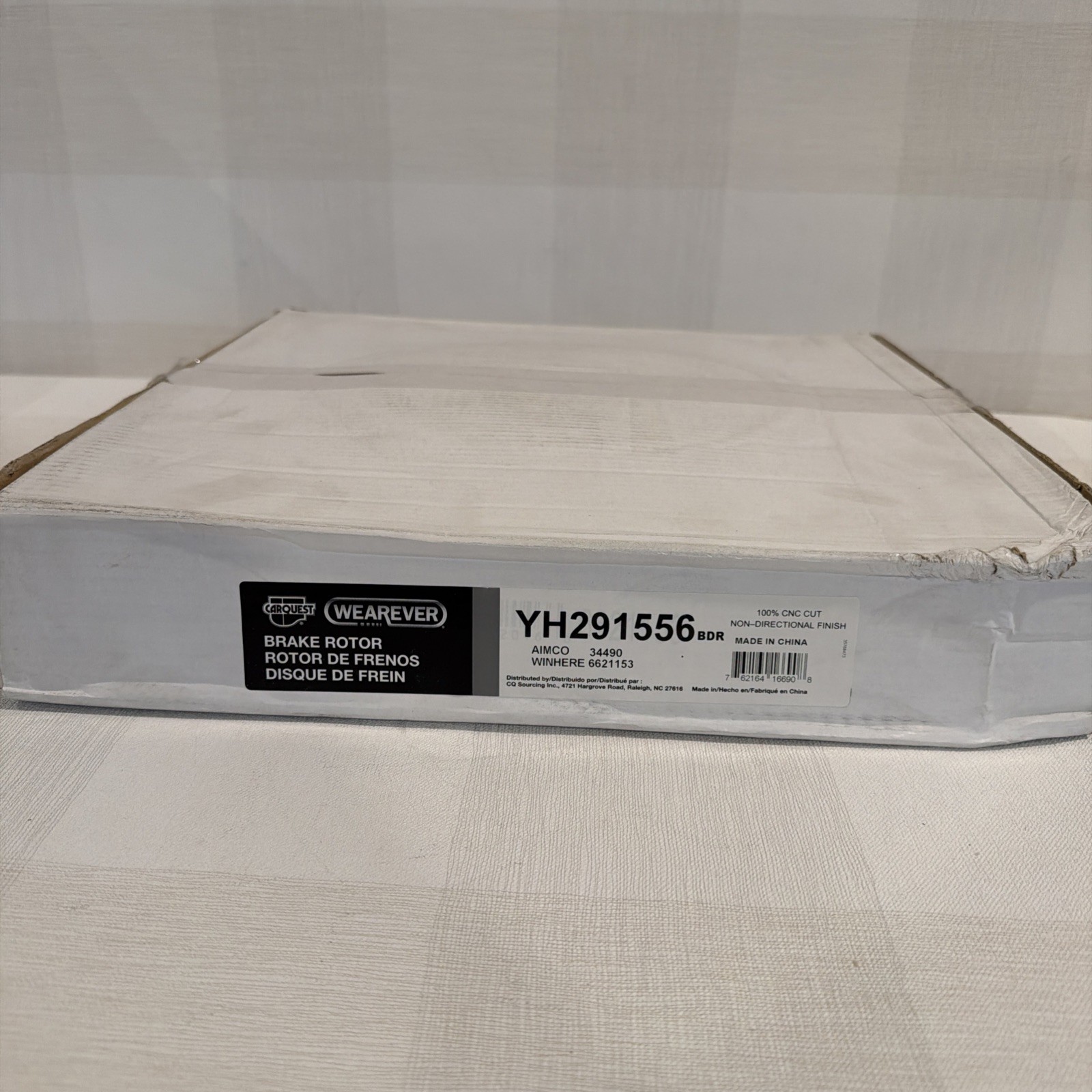 Carquest WEAREVER brake Rotor YH291556