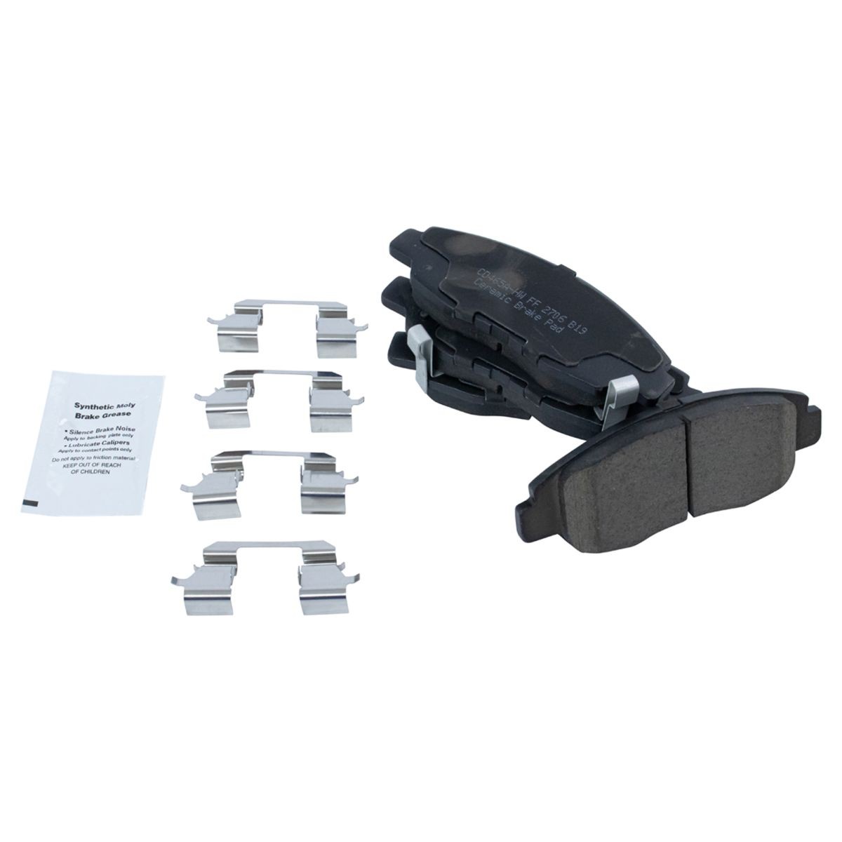 Performance Brake Rotor & Ceramic Pad Front & Rear Kit w/Chemicals