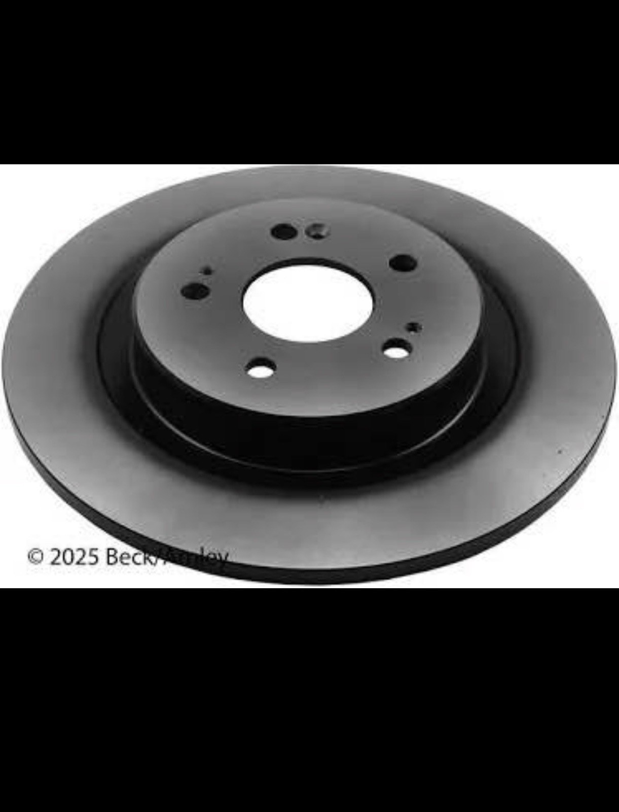 Beck Arnley Rear Disc Brake Rotor for 2022-2025 Acura MDX (083-3806)