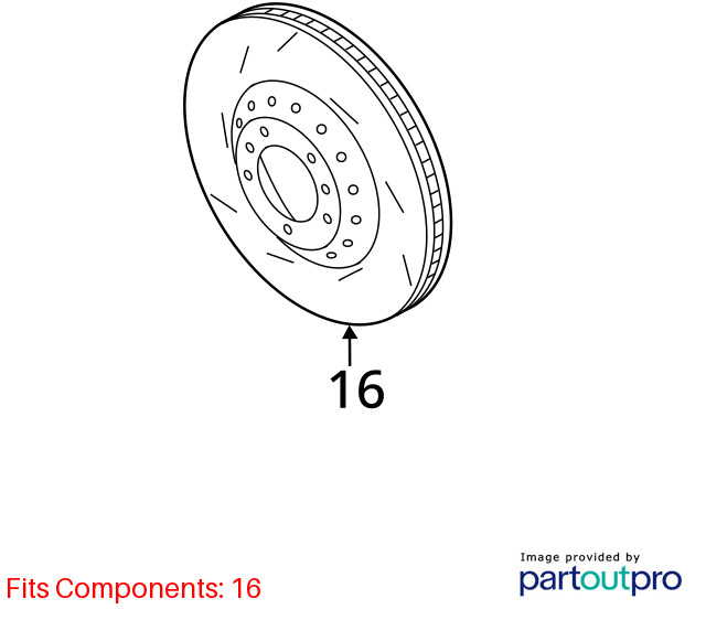 2011-2018 Porsche Cayenne 92A AWD Front Left & Right Brake Rotor Set of 2 OEM