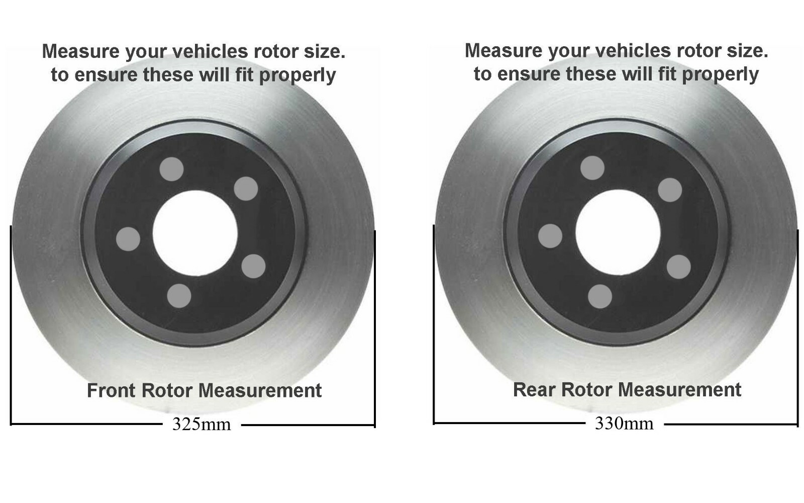 Front & Rear Drilled Rotors + Brake Pads for Chevy Silverado Sierra 2500HD 3500