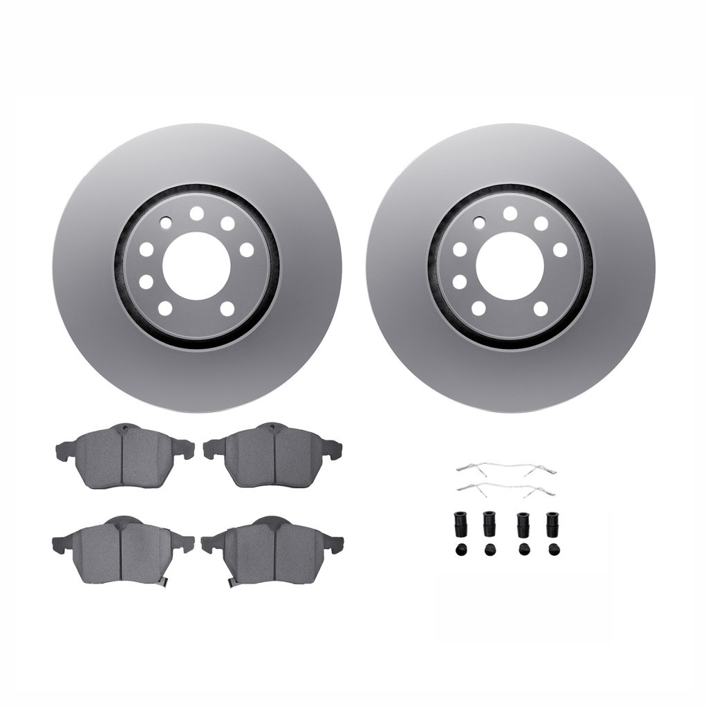 For Saab 9-5 2000-2010 Brake Set | Plain Rotor Style