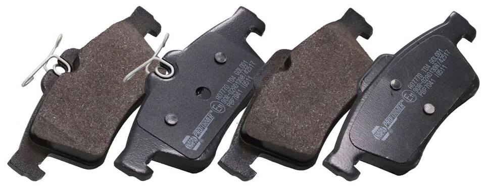 FOR FORD C-MAX 2.0 07 TO 10 REAR SOLID BRAKE DISCS AND PADS SET 280 MM