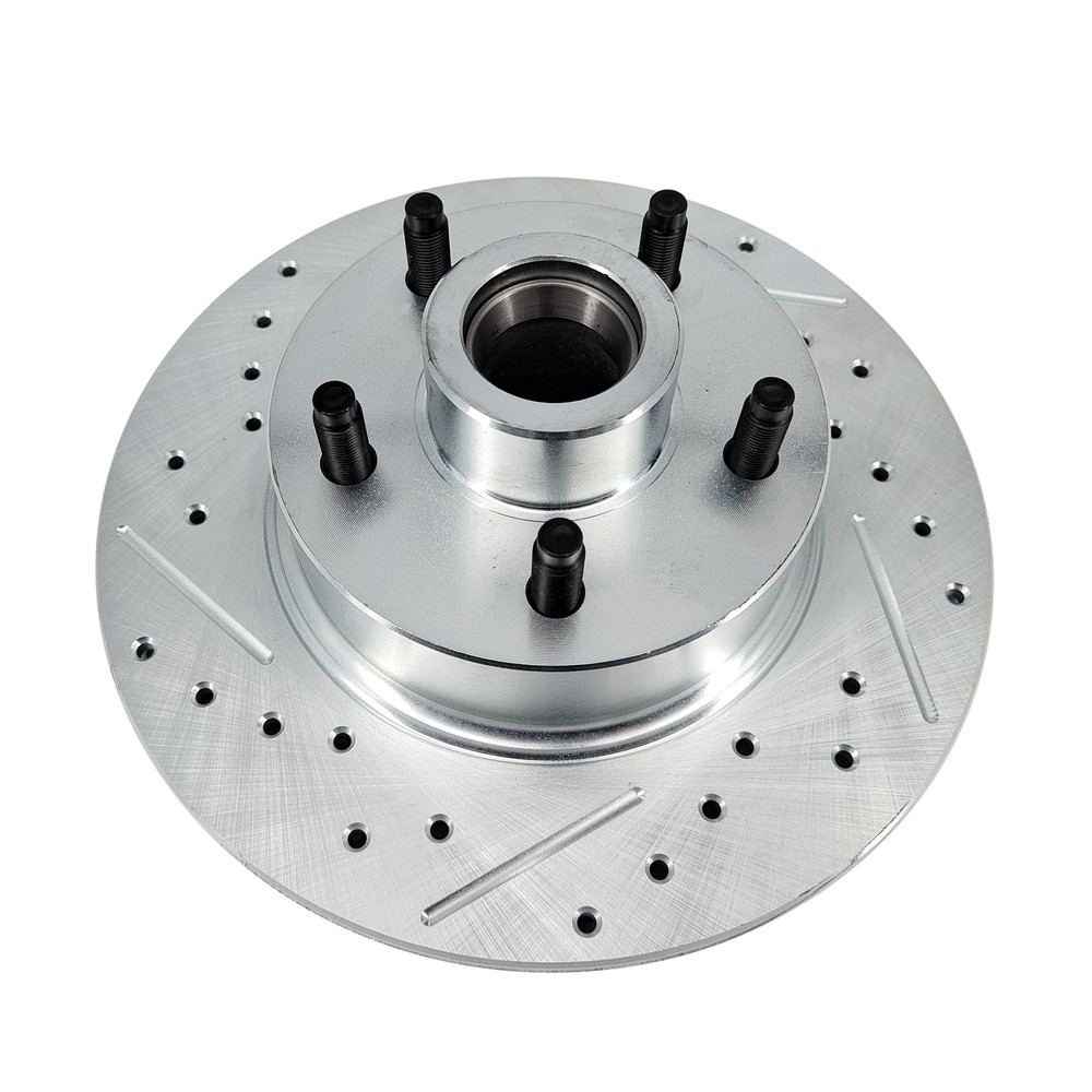 11″ Disc Brake Conversion Kit For Ford Cars 1954-1956 drilled and slotted rotors