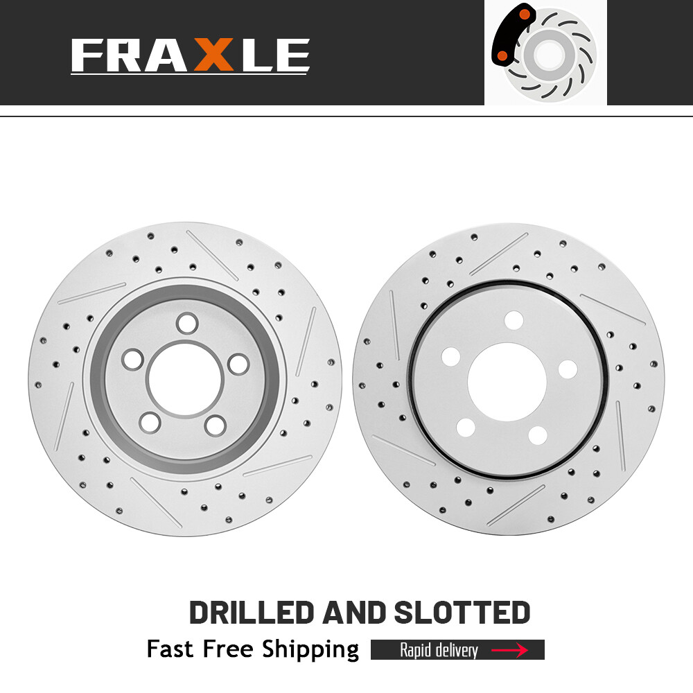 302mm Front Brake Rotors for 08-12 Jeep Liberty 07-11 Dodge Nitro Standard Brake