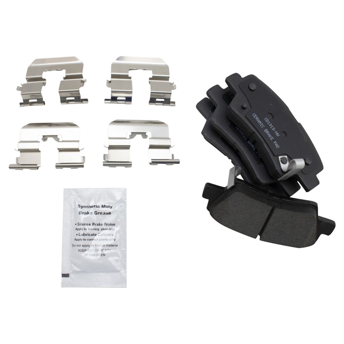 Rear Brake Pad & Rotor Kit Brake Rotor For 2010-2013 Kia Soul