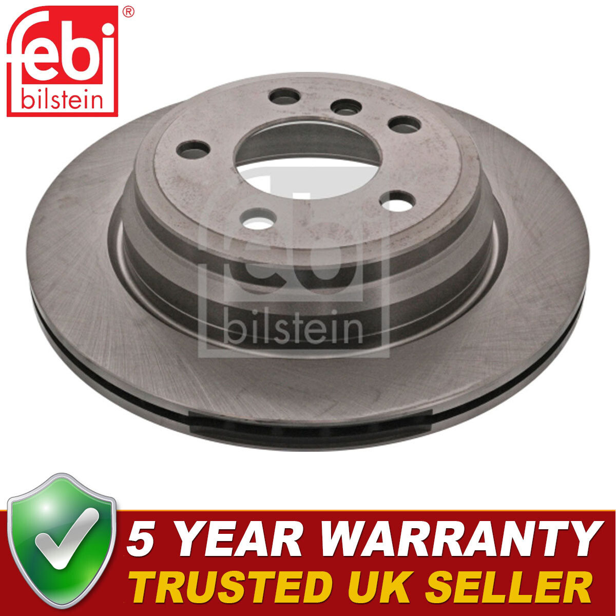 Febi Rear Brake Discs Fits BMW 3 Series 2011- 4 Series 2013-