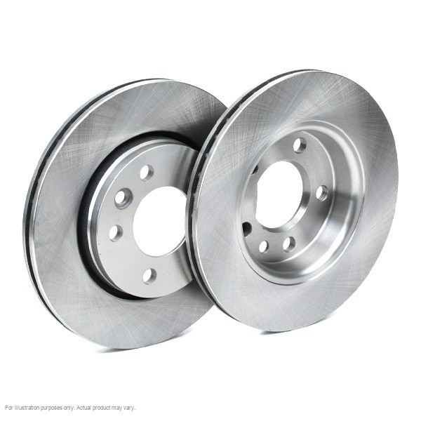 2x APEC Rear Brake Discs For VW TRANSPORTER Mk V Platform 85kW/115HP/1984cc SDK6